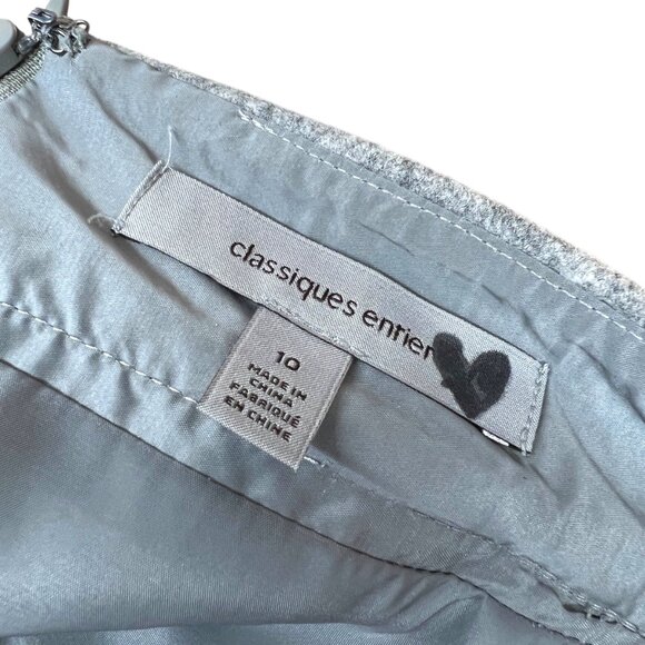Classiques Entier Straight Wool Blend Tulip Hem Skirt Size 10 - Picture 6 of 9